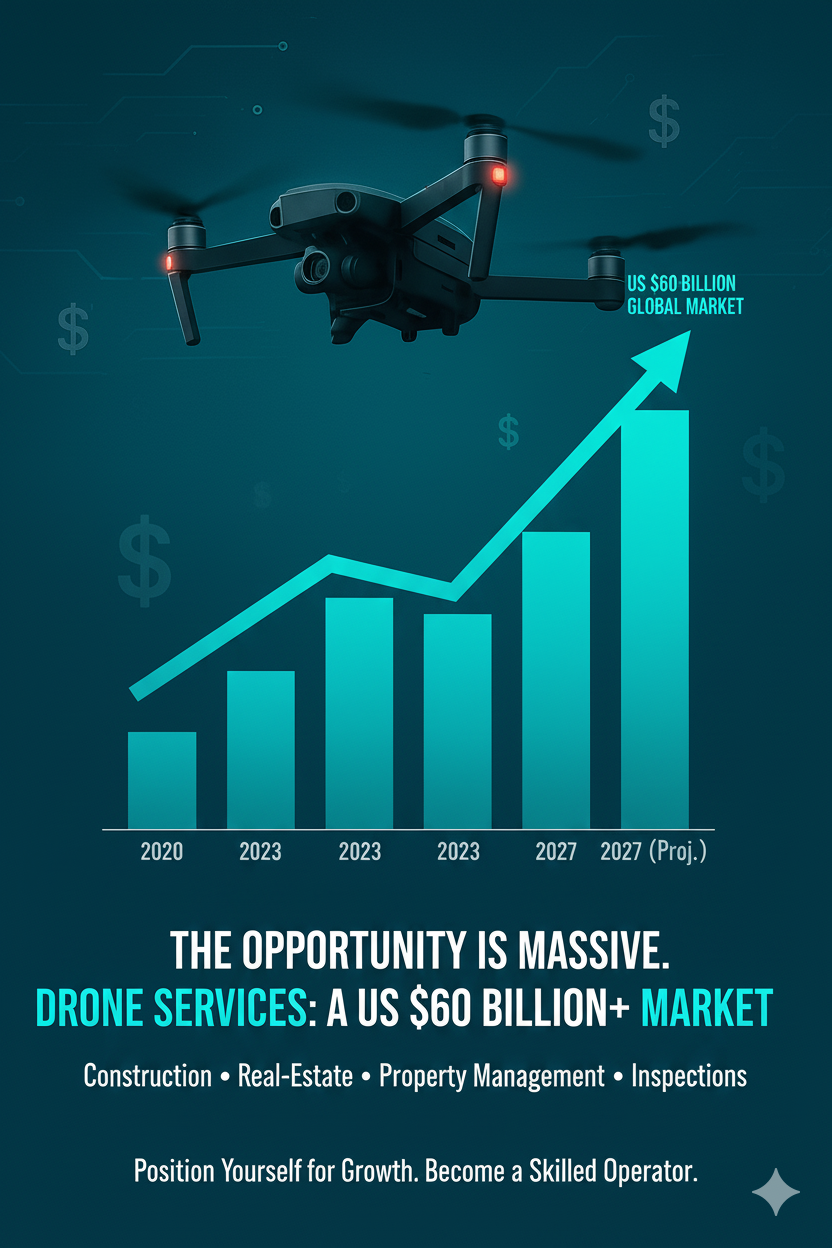 Drone Services Market Growth - $60 Billion Opportunity